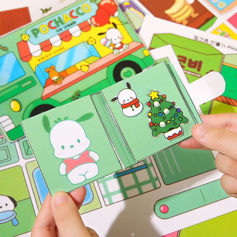 Sách Hoạt Hình Thủ Công Tự Làm Sách Không Cắt Dành Cho Trẻ Em SG094