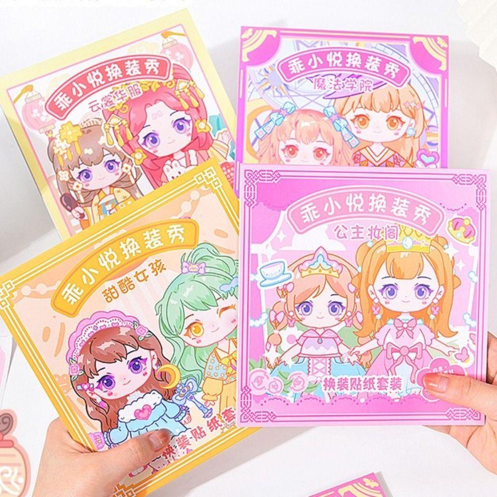 Mmluck girls sticker Dán Trang Trí Sách Hoạt Hình Công Chúa Cho Bé Gái / Trẻ Mới Biết Đi diy