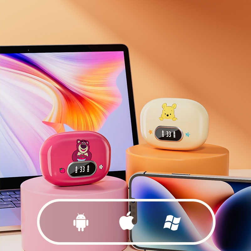 Tai Nghe Nhét Tai Disney KD15 Bluetooth V5.3 Không Dây Âm Thanh Sống Động Chất Lượng Cao