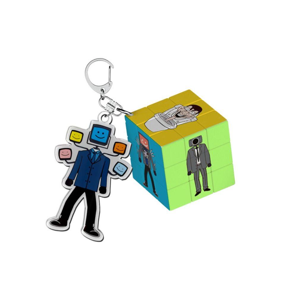 Móc Khóa Mô Hình Nhân Vật QUENTIN Skibidi Man Skibidi Man Camara Hoạt Hình Toilet Man Skibidi Bop Bop