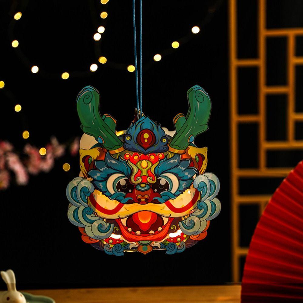 Lồng Đèn DIY Hình Thỏ Dễ Thương Dùng Làm Quà Tặng