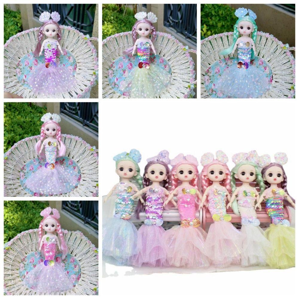 Búp Bê Nàng Tiên Cá BJD 3D Dễ Thương
