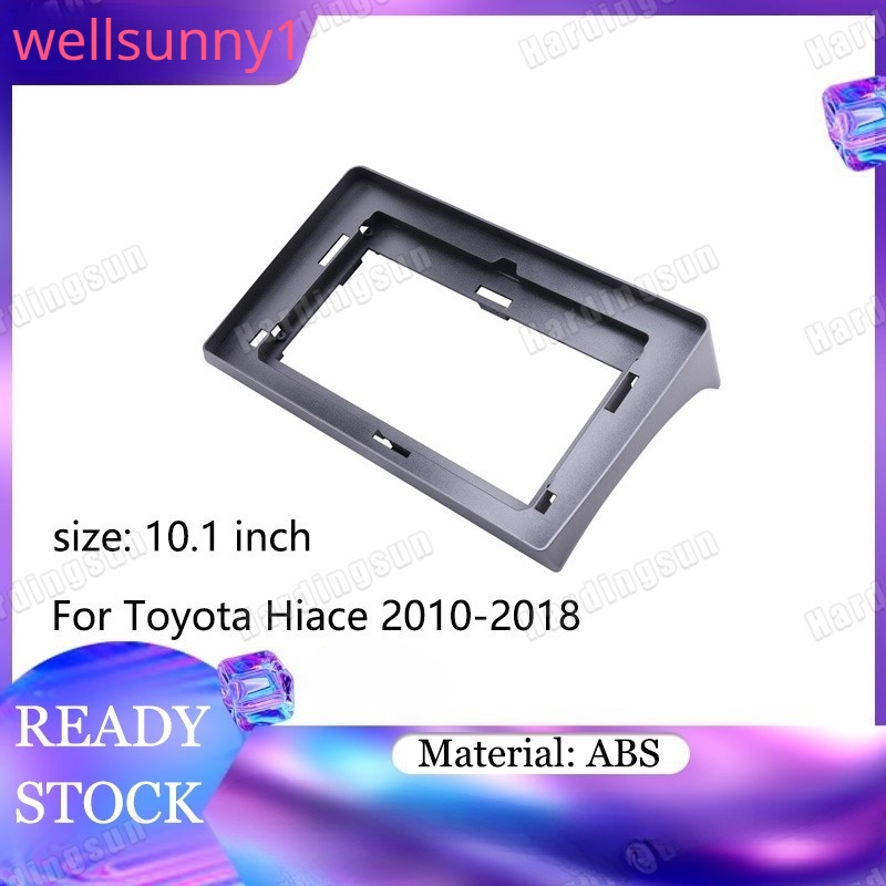 Khung Gắn Bảng Điều Khiển Âm Thanh 10.1 Inch Cho Toyota Hiace 2010-2018 2Din Fascia