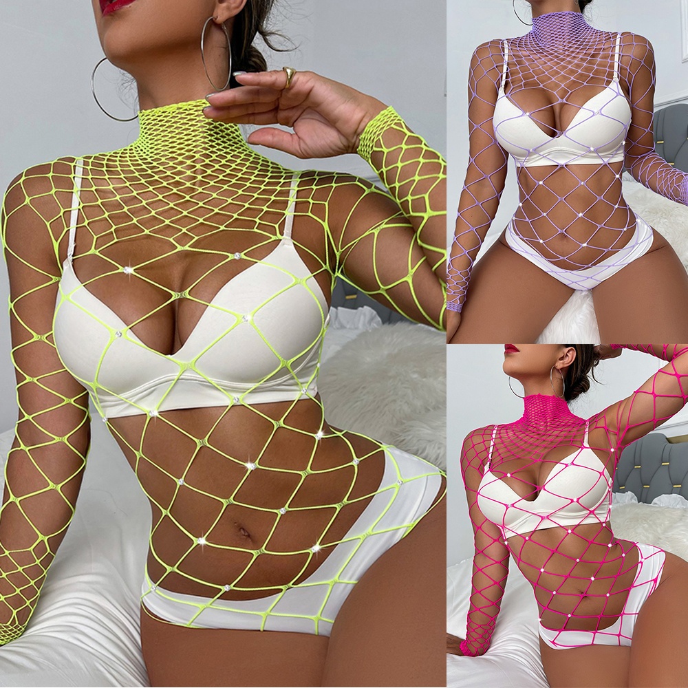 Womens bodysuit dancewear fashion lingerie nightclub nightwear sleepwear