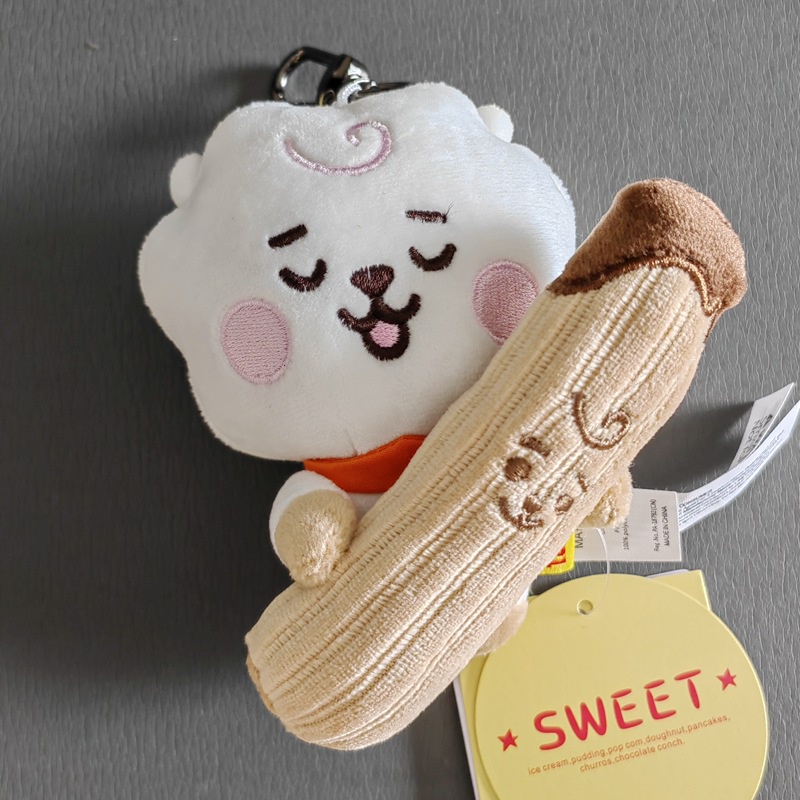 Móc Khóa Búp Bê Nhồi Bông Tata Rj Chimmy Cooky Shooky Mang Koya Món Tráng Miệng