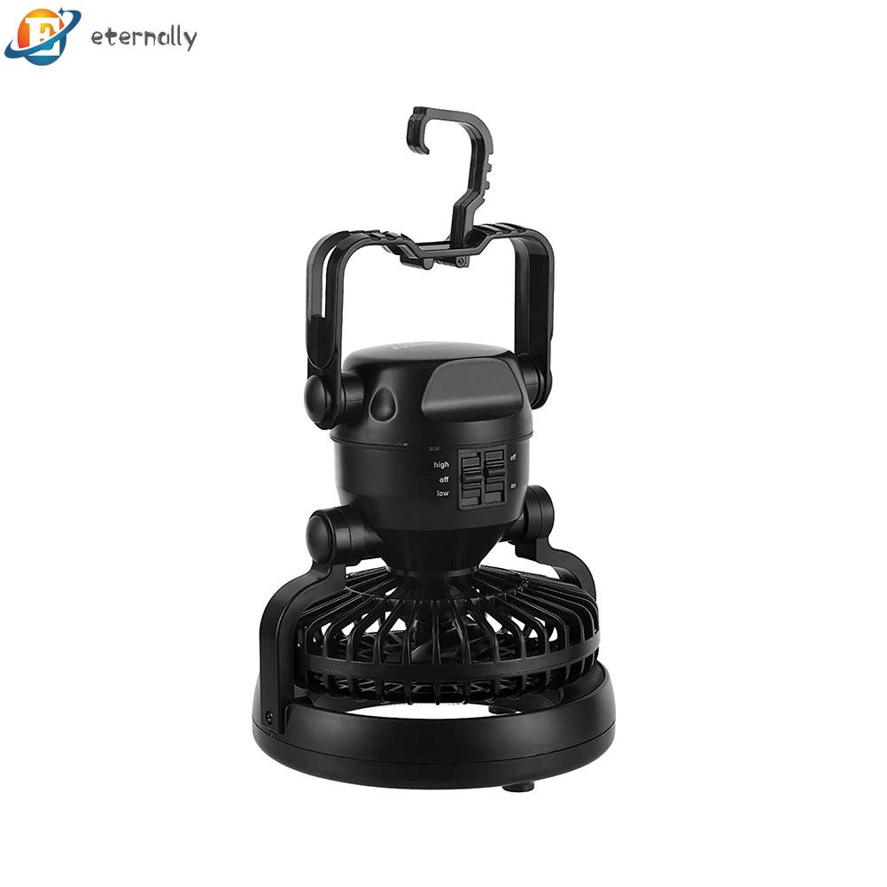 Quạt 18 Bóng Led Ánh Sáng Trắng Tích Hợp Quạt Tiện Dụng Mang Theo Du Lịch Cắm Trại