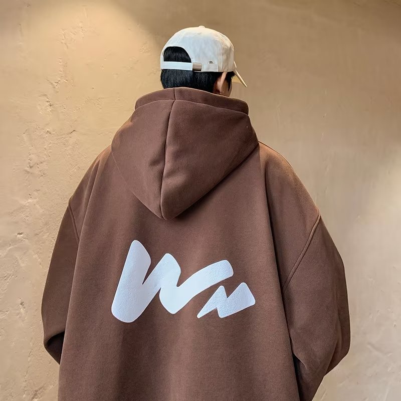 Mới Áo hoodie Dáng Rộng In Chữ Phong Cách Hàn Quốc Thời Trang Cho Nam Và Nữ