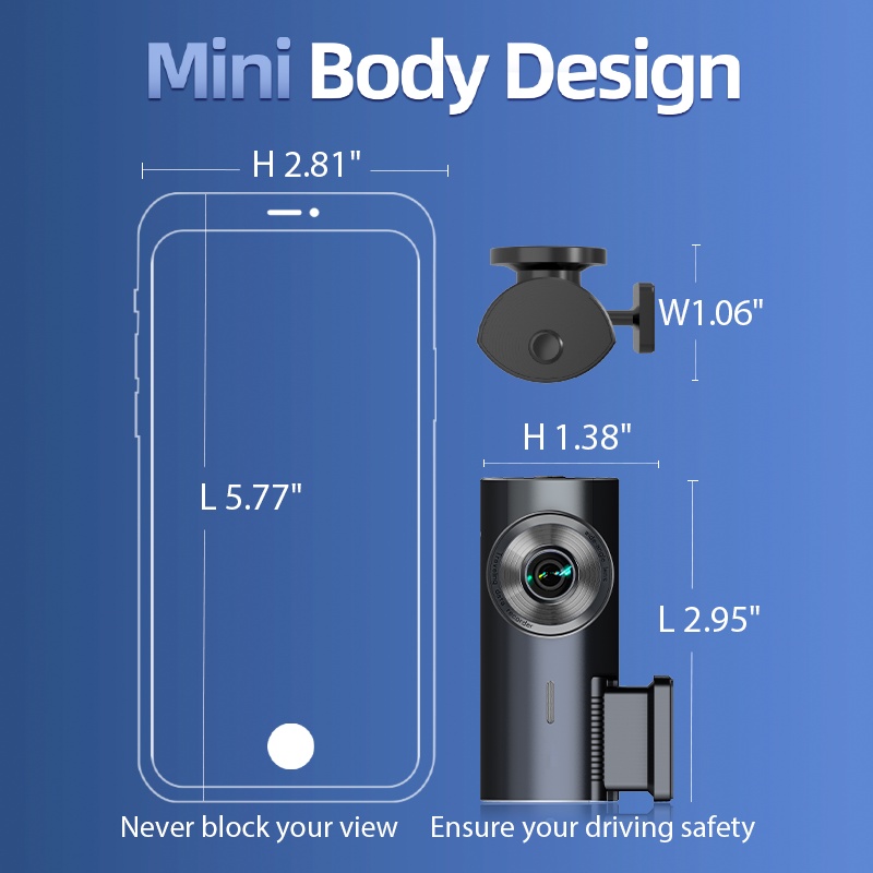 Camera Hành Trình Mini Kết Nối Wifi Cho Điện Thoại