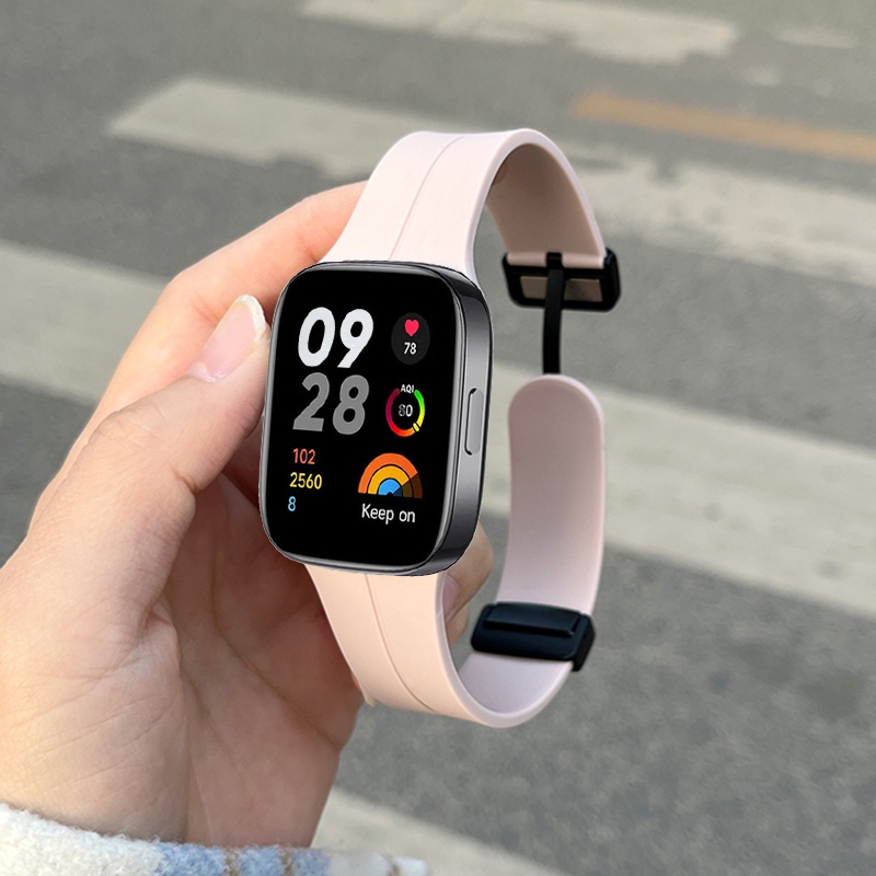 Dây đeo đồng hồ cho redmi watch 3 active smart watch vòng đeo tay silicon khóa từ tính xiaomi redmi watch3 active lite