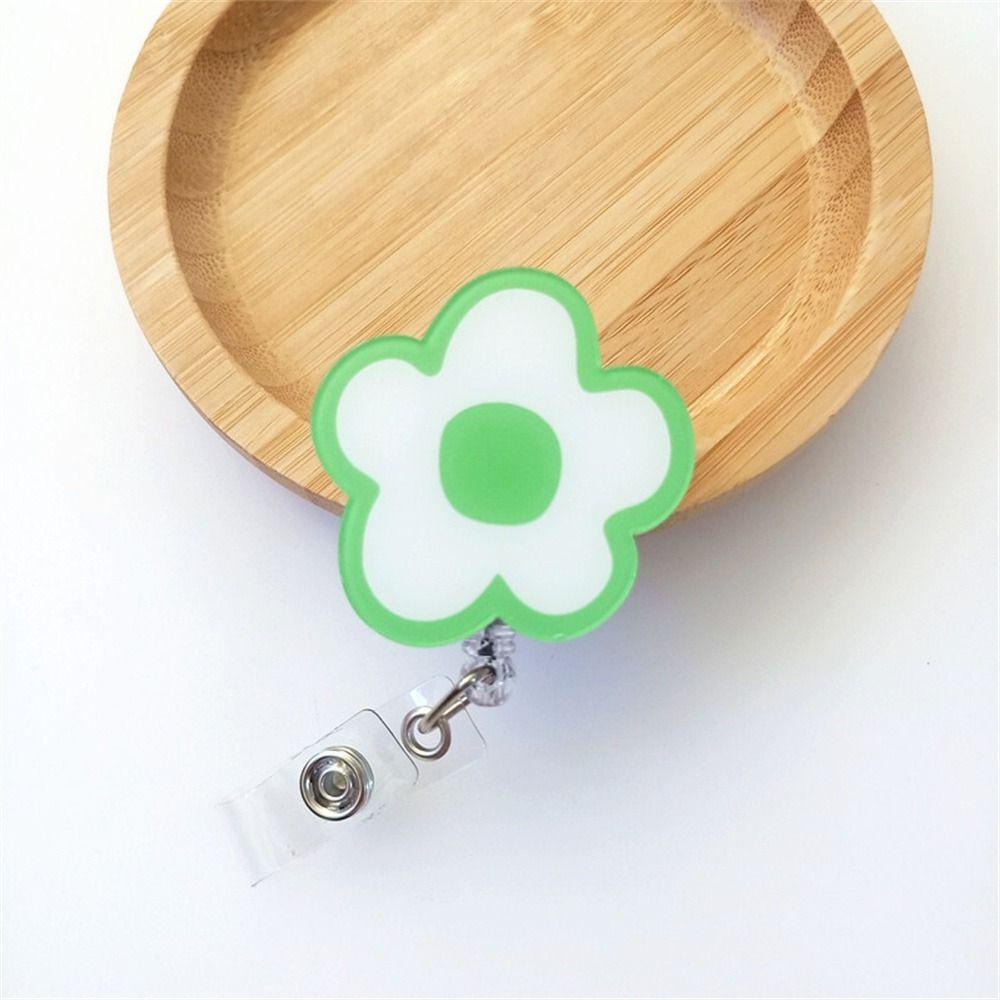 Lanfy Bảng Tên Y Tá Hình Hoa Có Thể Thu Vào Dễ Dàng Có Khóa Kéo Cho Học Sinh / Bác Sĩ kawaii