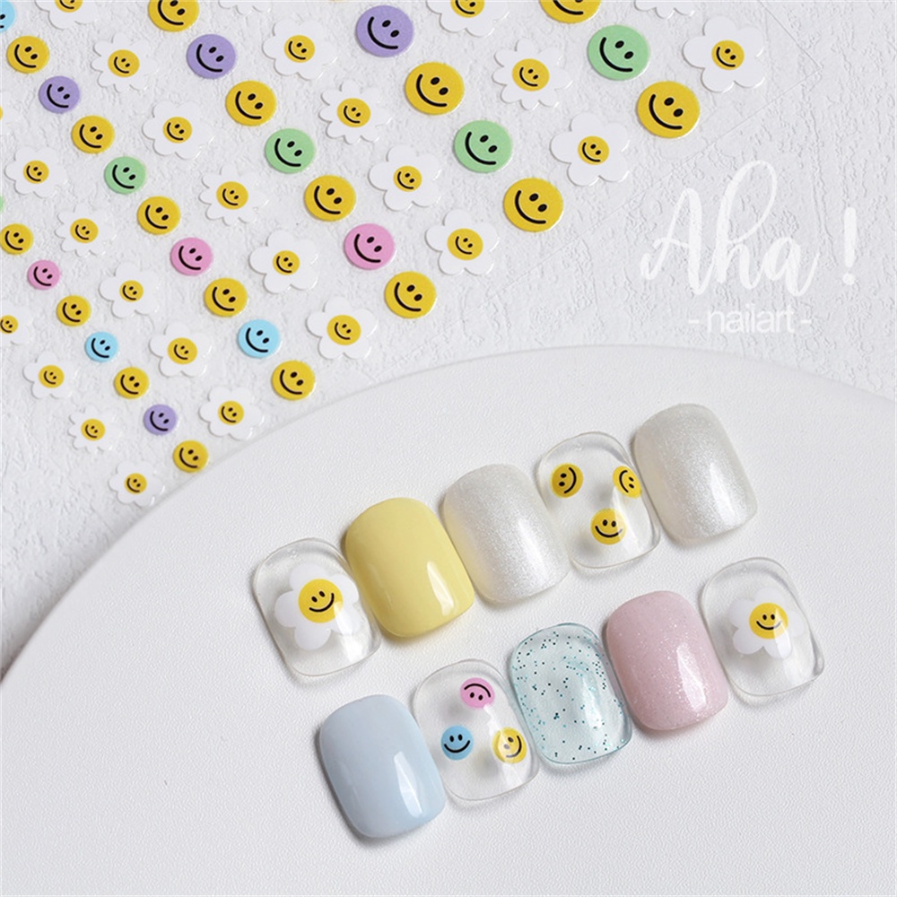 Nail Art Sticker Hàn Quốc 3d Dán Móng Tay Đáng Yêu qusl