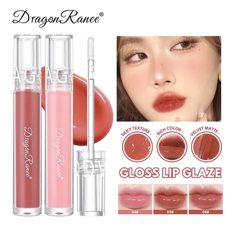 Son Bóng Nước Son Glaze Không Phai Màu Chống Dính Cốc Dưỡng Ẩm Lâu Dài Son Môi Dưỡng Ẩm Nước Nhẹ Gương Son Bóng JULYSTAR