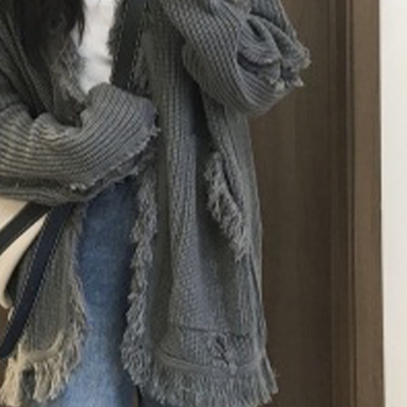 HUIZUMEI Áo Khoác cardigan Dệt Kim Dáng Rộng Mềm Mại Phong Cách Hàn Quốc Thời Trang Cho Nữ