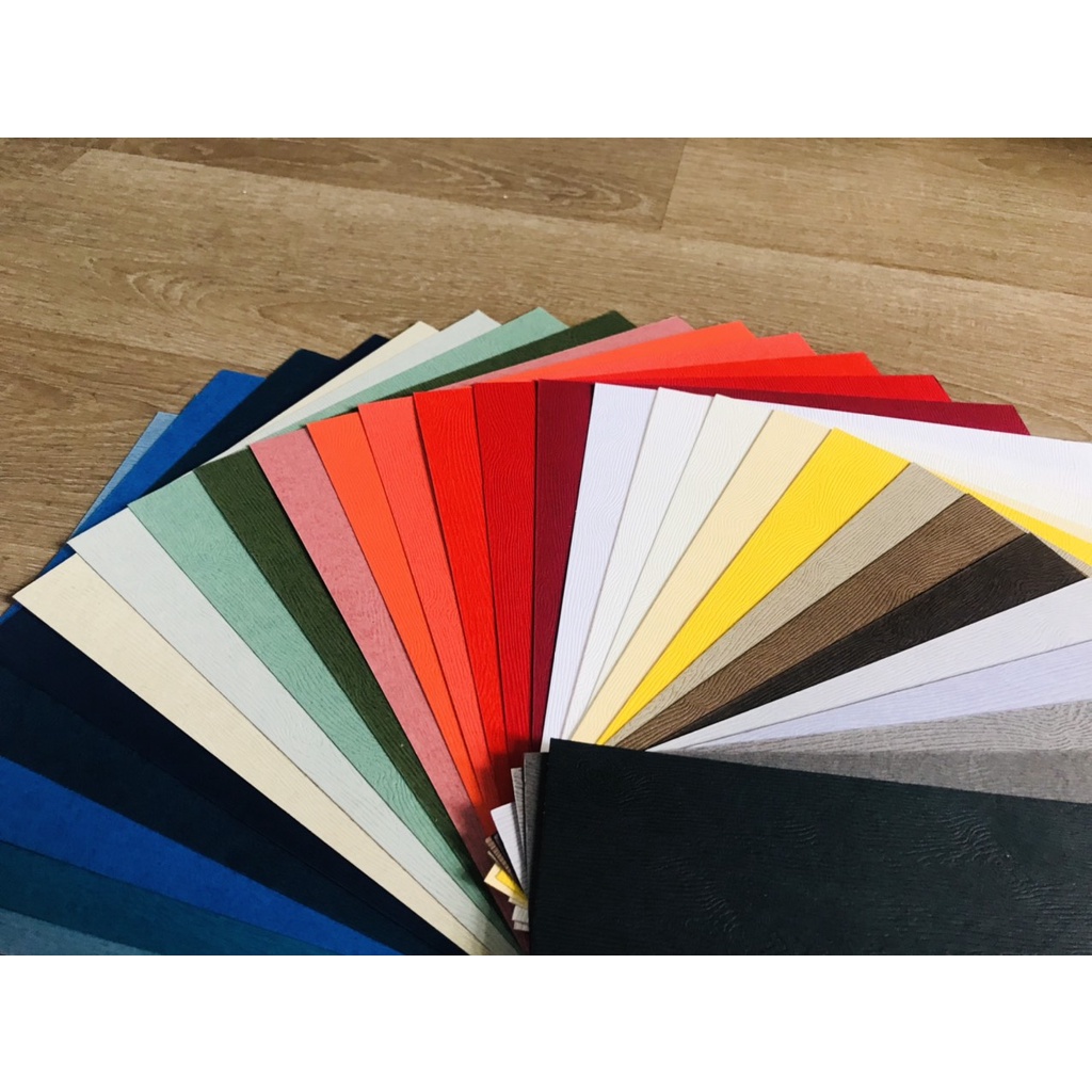 GIẤY MỸ THUẬT VÂN GỖ CHÌM DÀY 270gsm SIÊU ĐẸP LÀM THIỆP/CRAPBOOK T.CRAFT HOUSE