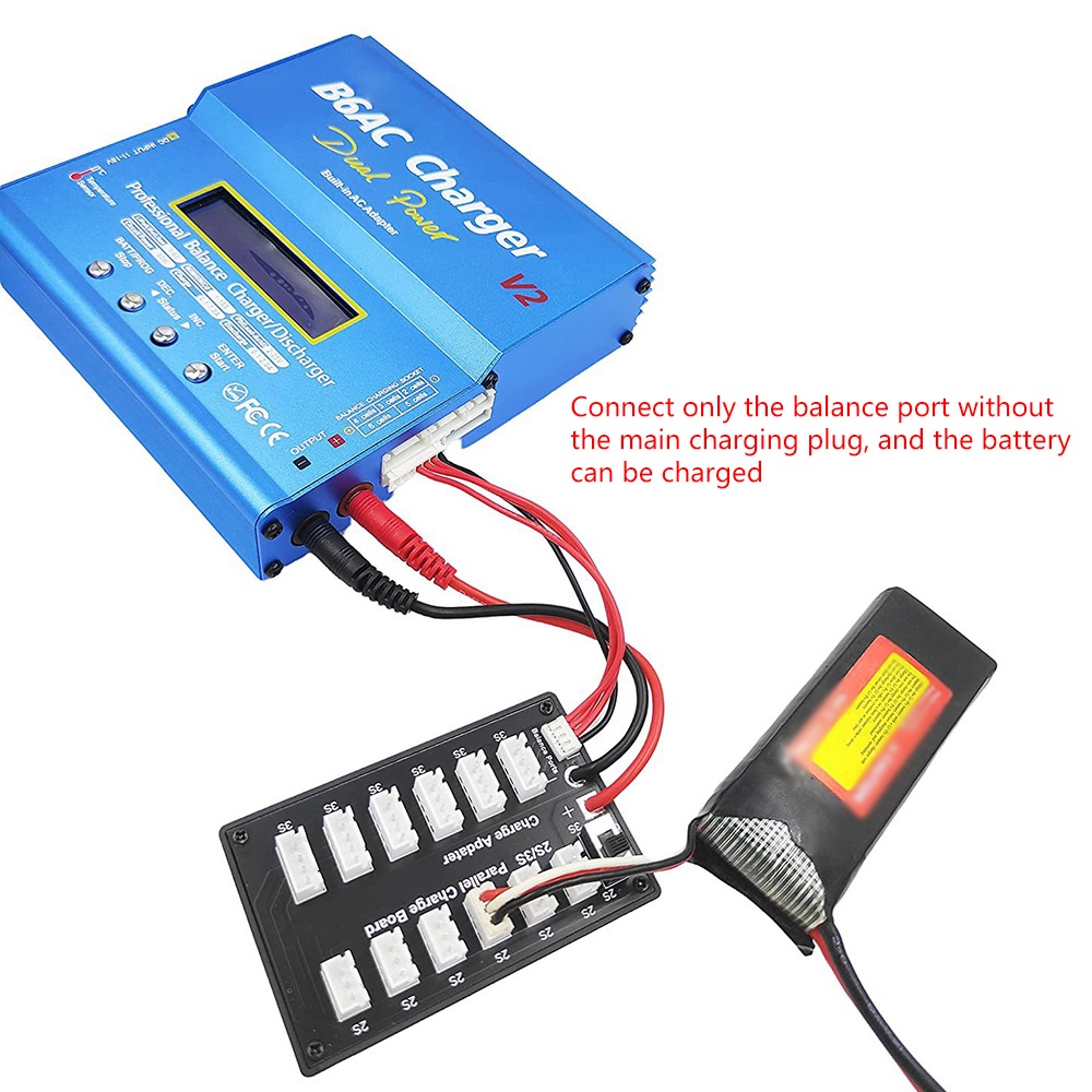 Aideepen 2s-3s pin lithium và bảng sạc bộ sạc cân bằng mô hình máy bay 7.4v / 11.1v