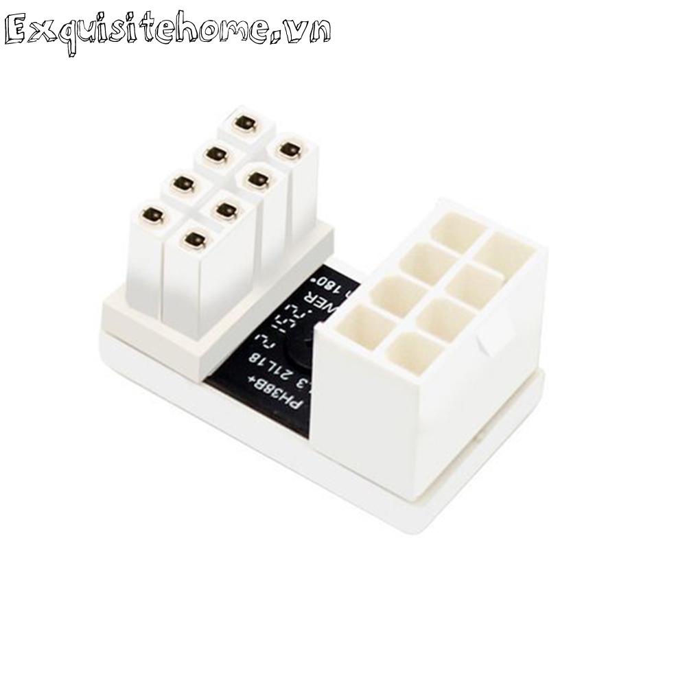 180 độ 8 pin adapter máy tính để bàn angled power adapter cho card đồ họa