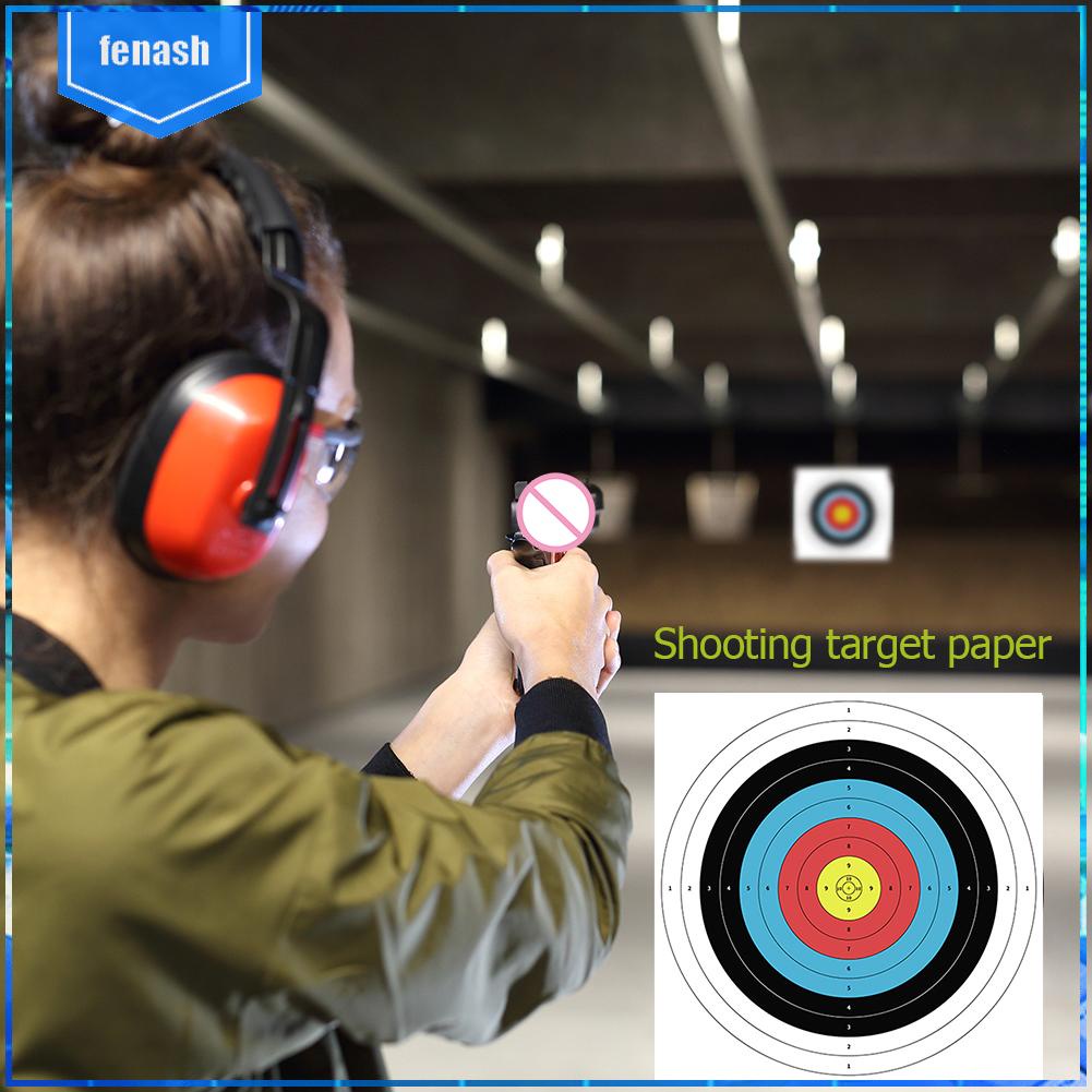 10 cái 40x40cm mục tiêu bắn cung chuyên nghiệp giấy thực hành mũi tên bảng phi tiêu