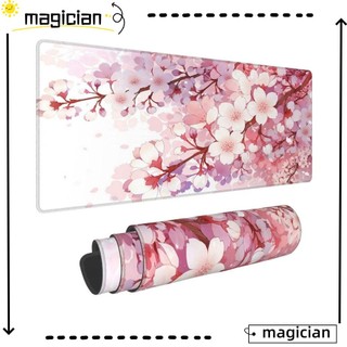 Mag mice mat, japanese cherry blossom gaming mouse pad, non-slip sakura large desk mat office