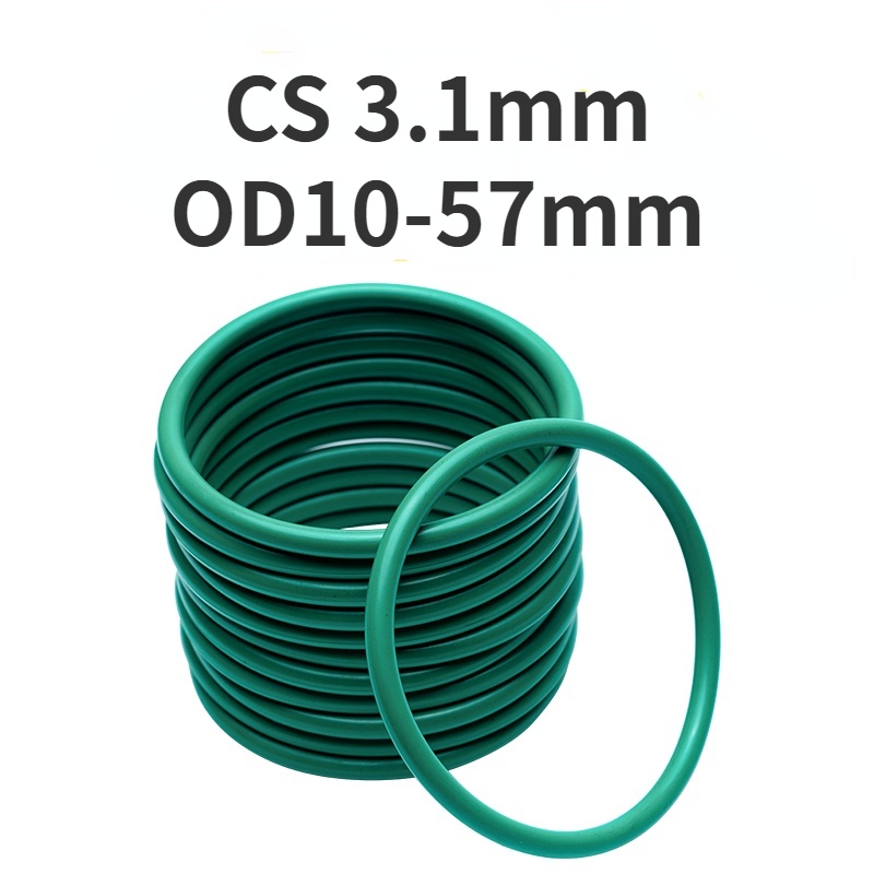 Vòng Cao Su Hình Chữ O Màu Xanh Lá Cây XJK CS3.1mm OD10-57mm