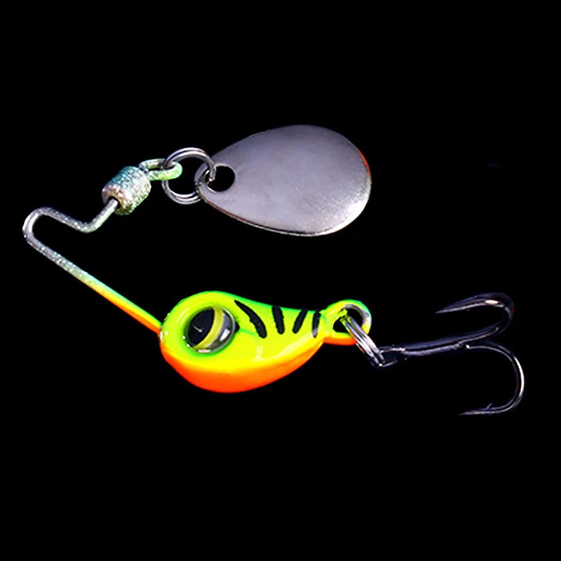 Tgs 1pc 4g 8g mini spinner mồi câu cá wobblers sequin spoon cranks artifical easy shiner vib baits rung cho fly fishing jr