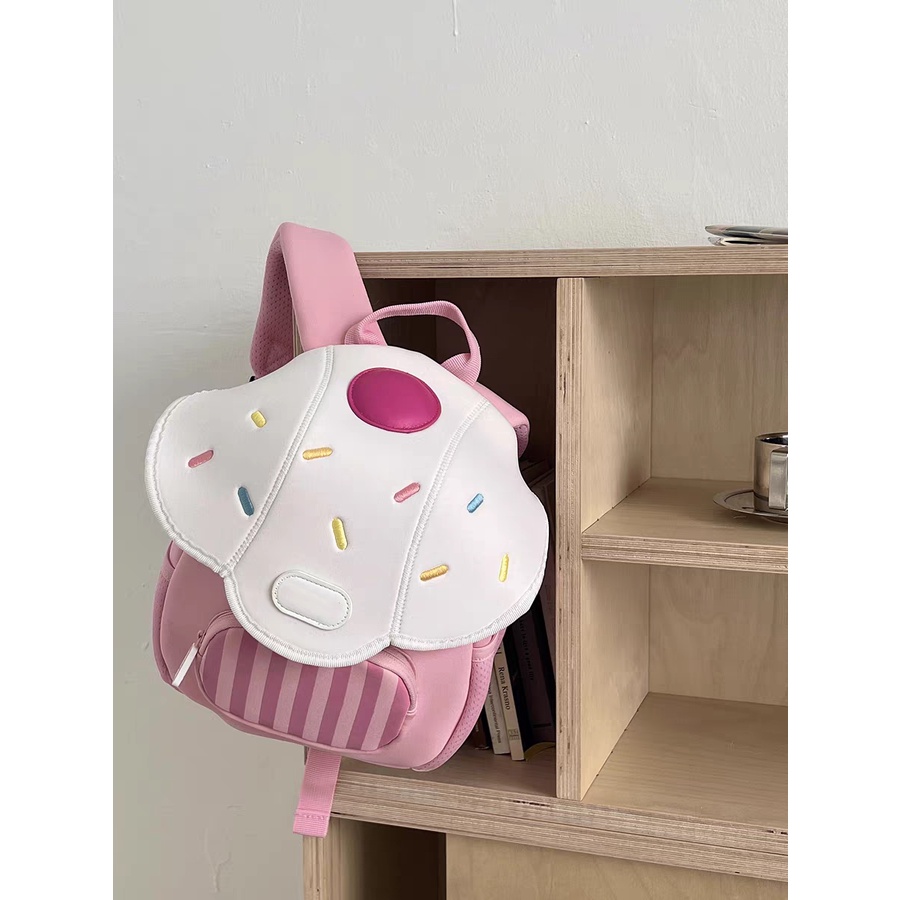 Balo Đi Học Mẫu Giáo Cho Bé Gái, Balo Hình Bánh Kem Hồng Dễ Thương Cho Bé, Mẫu mới nhất 2023