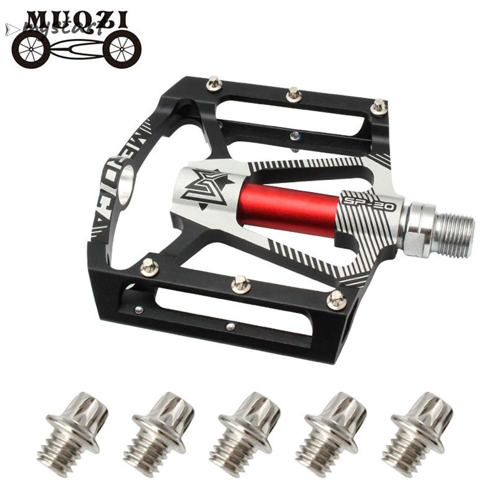 Muqzi 50pcs mountain road bike pedal anti-skid screw set w / offset spanner