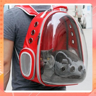 [ Bán sỉ ] Balô phi hành gia trong suốt CHO CHÓ MÈO ( màu ngẫu nhiên)