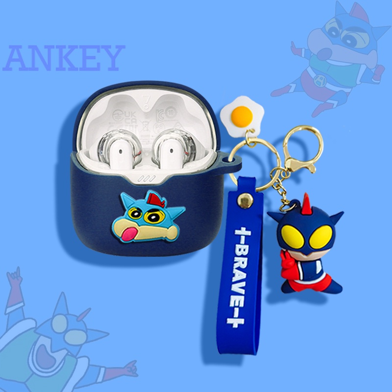 For JBL TUNE FLEX Case Protective silicone Cute Cartoon Covers Bluetooth Earphone Shell Headphone Portable