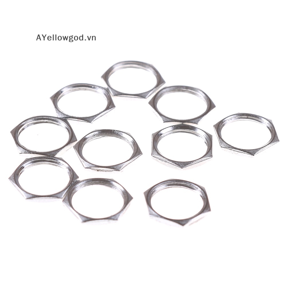 Ayellowgod 10 cái dc 022 2.1x5.5 mm pcb moung dc power jack socket black vn