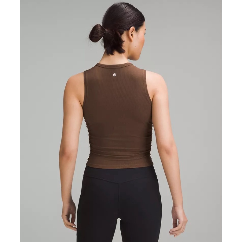 Áo Lulu All It Takes Ribbed Nulu Tank Top Áo thun ba lỗ cao cổ