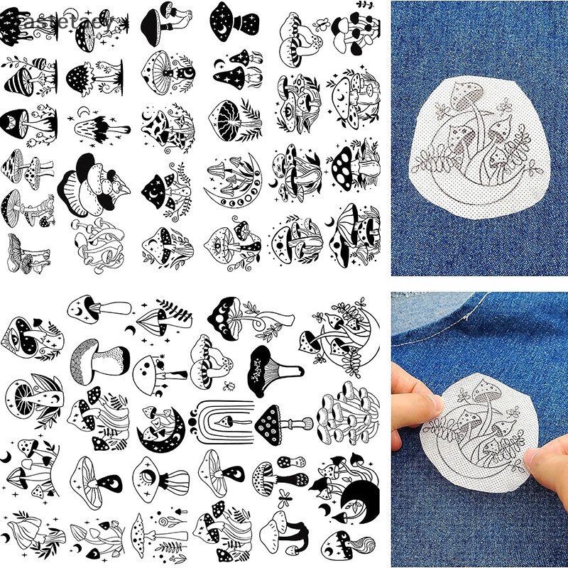 Ngon chất ổn định hòa tan trong nước cho thanh thêu và giấy thêu xé đi chất ổn định thêu với các mẫu hoa en