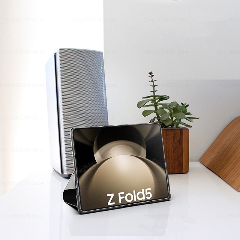 Đối với samsung z fold 5 case smart mirror flip cover từ tính cho samsung galaxy z fold5 fold 4 3 5 zfold 5 zfold5 stand book fundas