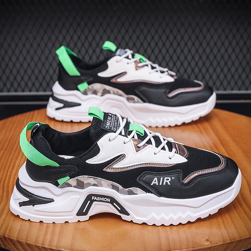 Giày Sneaker Thể Thao Nam， Cao Cấp Đế Cao Đẹp Thời Trang Phong Cách Cool Ngầu Hàn Quốc Giá Rẻ  AA6512