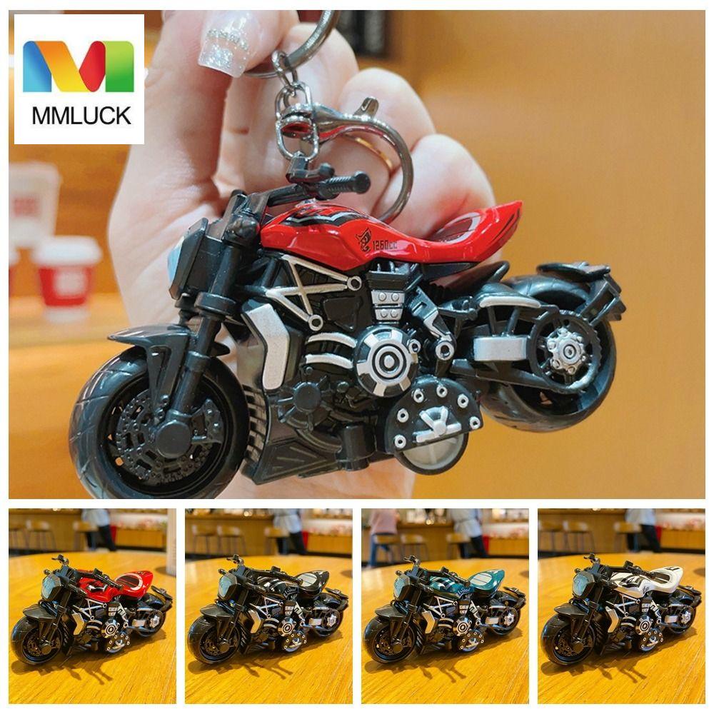 Chìa khóa mô hình xe máy mmluck, mô hình xe máy mini, cá tính hợp kim kẽm mát mẻ pull-back heavy locomotive friends món quà nhỏ