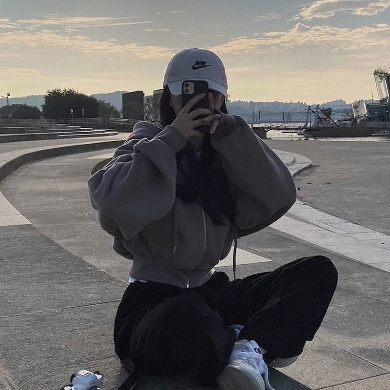 Áo Thun Lửng Tay Dài 100% cotton Thời Trang Xuân Thu Dễ Phối Đồ Cho Nữ