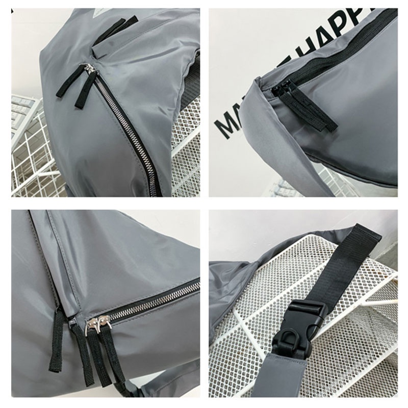 IMELON Túi Đeo Chéo Thể Thao Sức Chứa Lớn Màu Đen Cho Nam Và Nữ