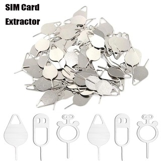 Công cụ tháo thẻ sim / kim đẩy khay thẻ sim cho điện thoại thông minh / bộ chiết thẻ sim đa năng / kim thẻ điện thoại di động bằng thép 45