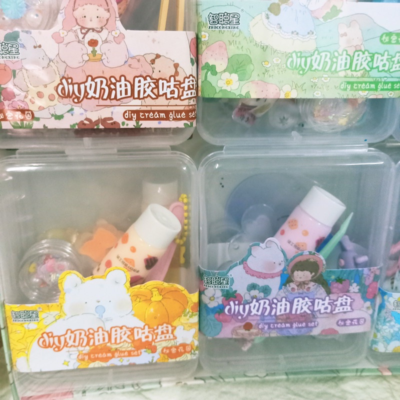 Sáng Tạo Bé Gái Trẻ Em Handmade Kem Keo Goo Thẻ Tự Làm Goo Chuck Bộ Đồ Chơi Thủ Công Chất Liệu-Rosser2