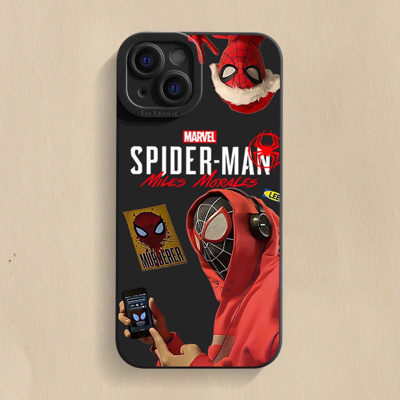 Ốp lưng trong suốt drop-resistant có sẵn cho iphone11 12 13 14 pro max iphone x xr xs max se iphone 7 plus 8 plus iphone spider-man soft case cho nam và nữ