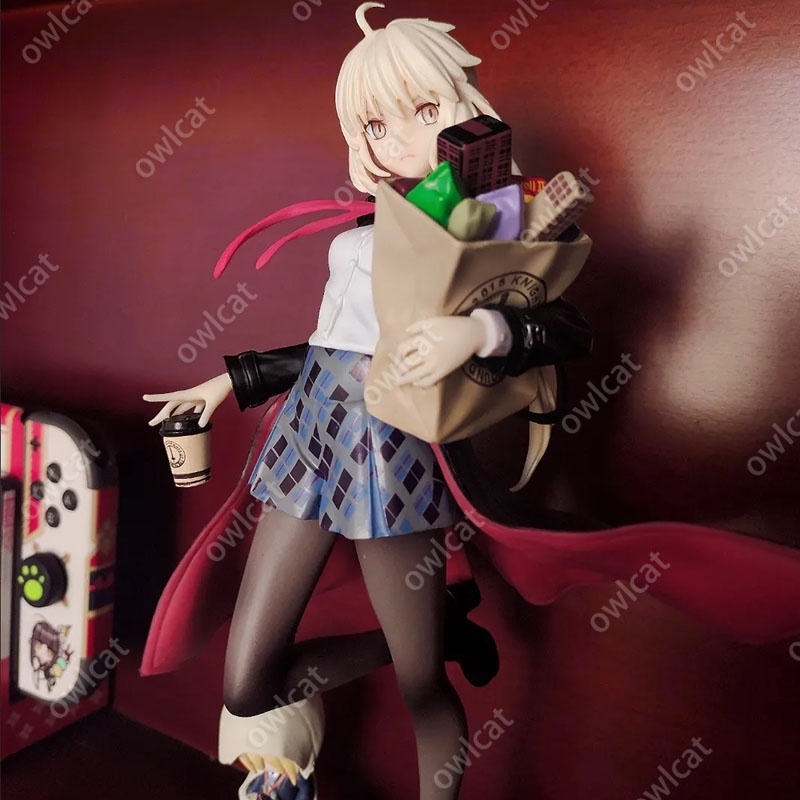 Mô Hình Nhân Vật Fate Grand Order Artoria Pendragon Alter  FGO Saber 25cm 1/7 Dark-Tainted Tyrant Fate Stay Night No.3 Servant SR 4Star PVC Figure Packed in Box