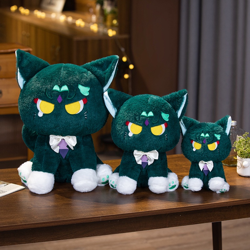 Ere1 genshin impact xiao cat búp bê sang trọng quà tặng cho bé gái trang trí nội thất teyvat sở thú nhồi bông đồ chơi cho trẻ em bộ sưu tập
