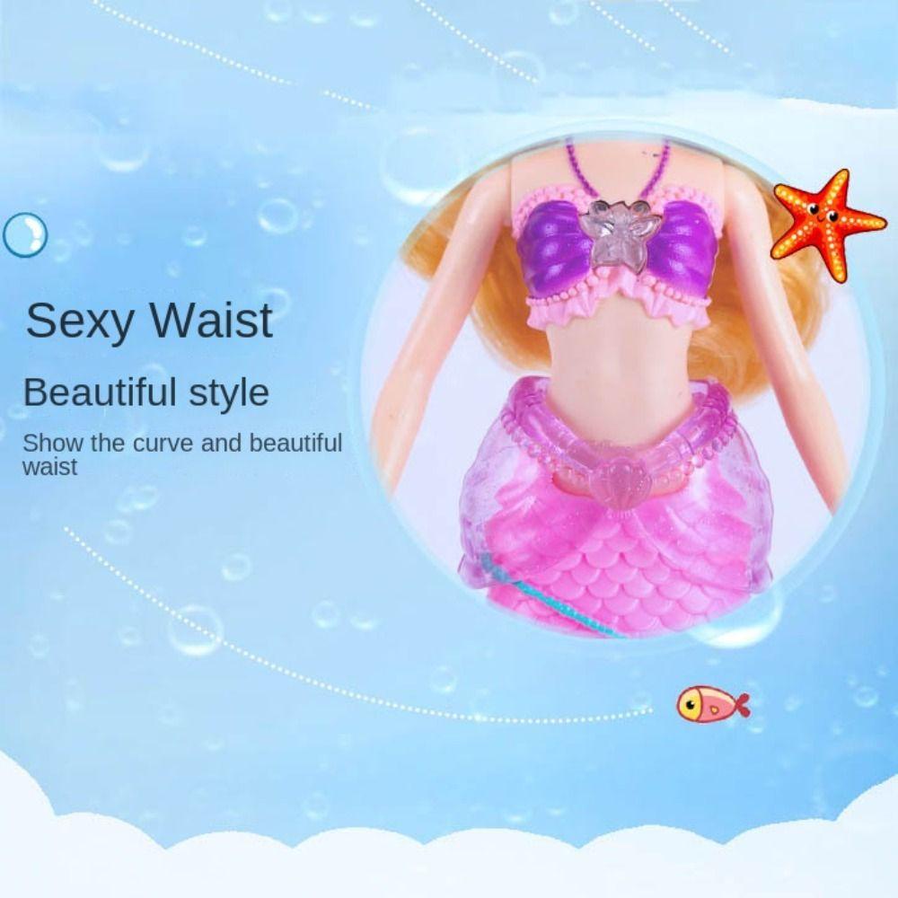 Búp bê công chúa nàng tiên cá MMULCK BJD mắt 3D có ánh sáng/ váy đuôi cá 1/3 có khớp nối có thể tháo rời cho bé gái