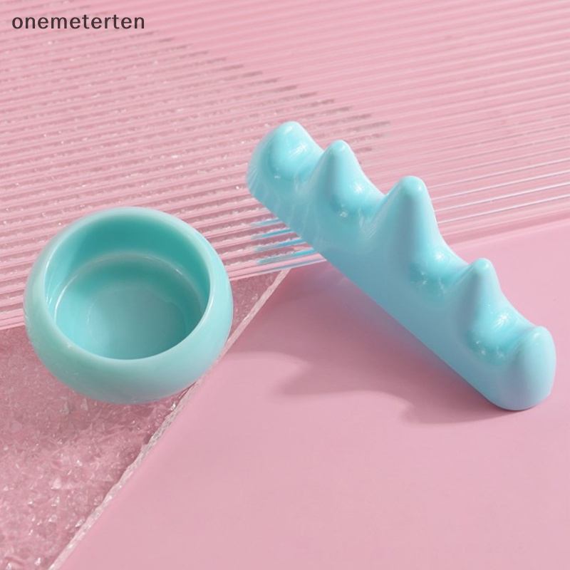 Rten nail art brush cleaner giá đỡ bằng nhựa uv acrylic gel pen pot cleanser cup rửa cốc giá đỡ bàn chải móng tay dụng cụ làm móng chuyên nghiệp n
