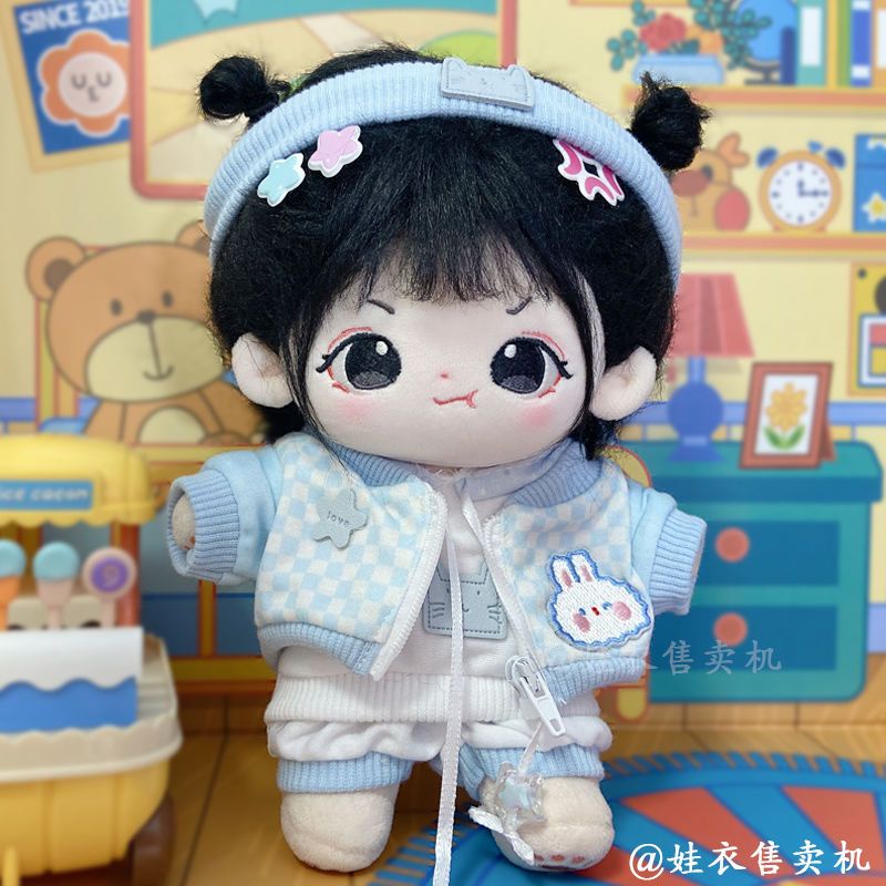 Búp Bê Mặc Áo Khoác Quần Dài 20cm Bằng cotton Dễ Thương 0905