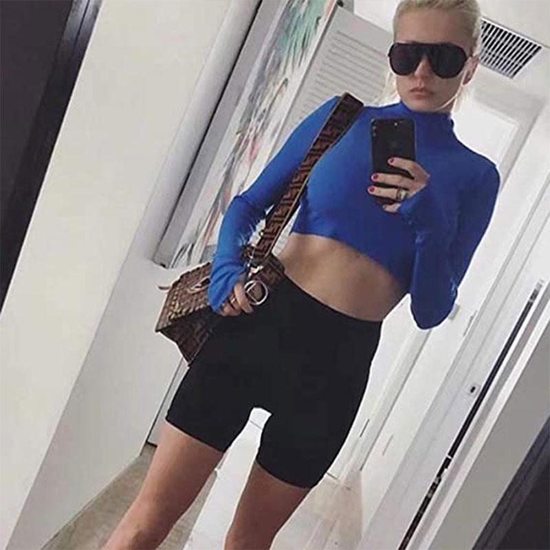 Deukio Quần Legging Thể Thao Lưng Thấp Thoáng Khí Phong Cách Âu Mỹ Cho Nữ