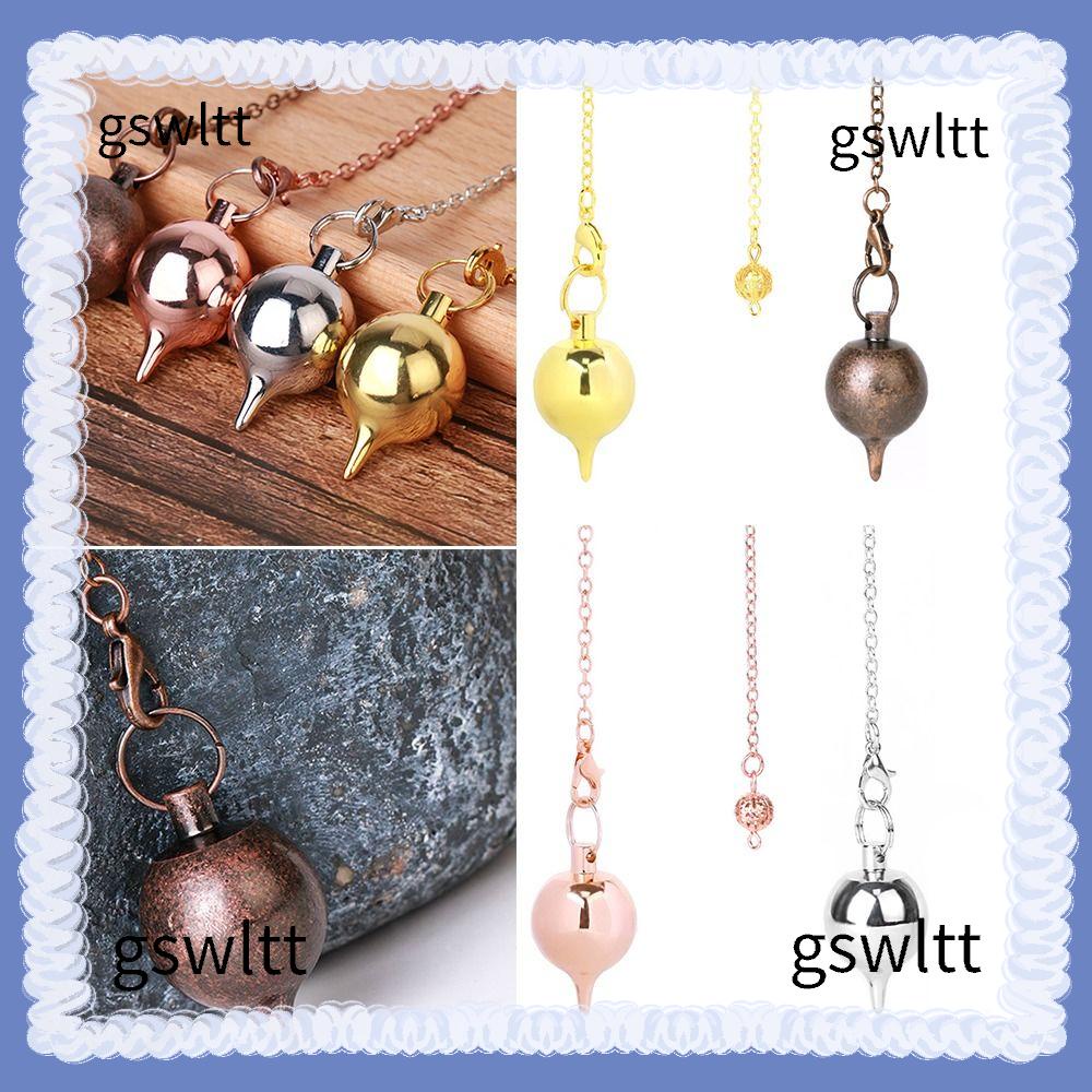 Gswltt reiki con lắc mặt dây chuyền chuỗi quà tặng vàng hồng vàng bạc cổ đồng cảm xạ chữa bệnh
