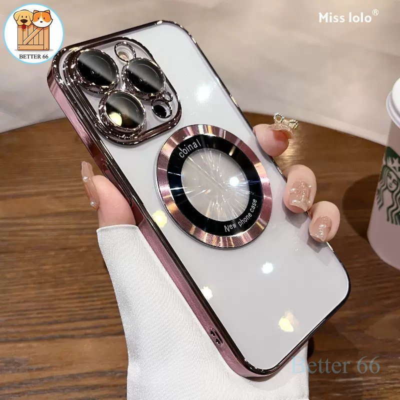 Ốp Điện Thoại Mềm Trong Suốt Lấp Lánh Sang Trọng Cho IPhone 12 13 Pro Max 14 Plus