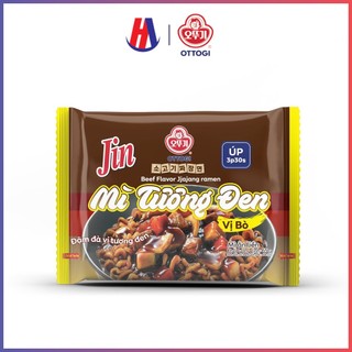 Mì ăn liền - mì tương đen vị bò ottogi 65g