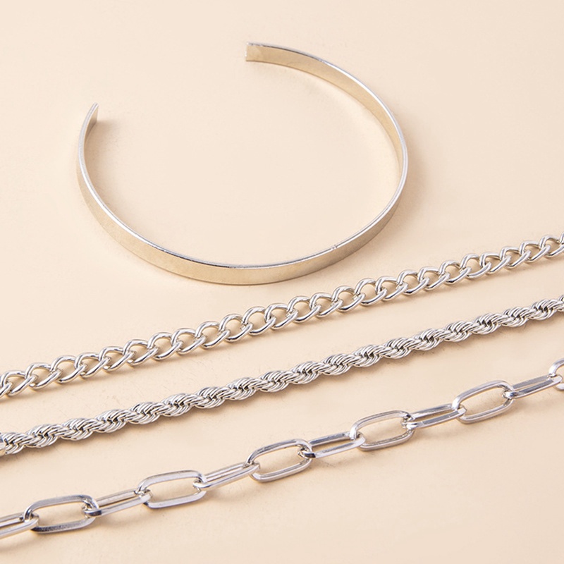 Set 4 Vòng Tay Nhiều Lớp Thời Trang Cho Nữ