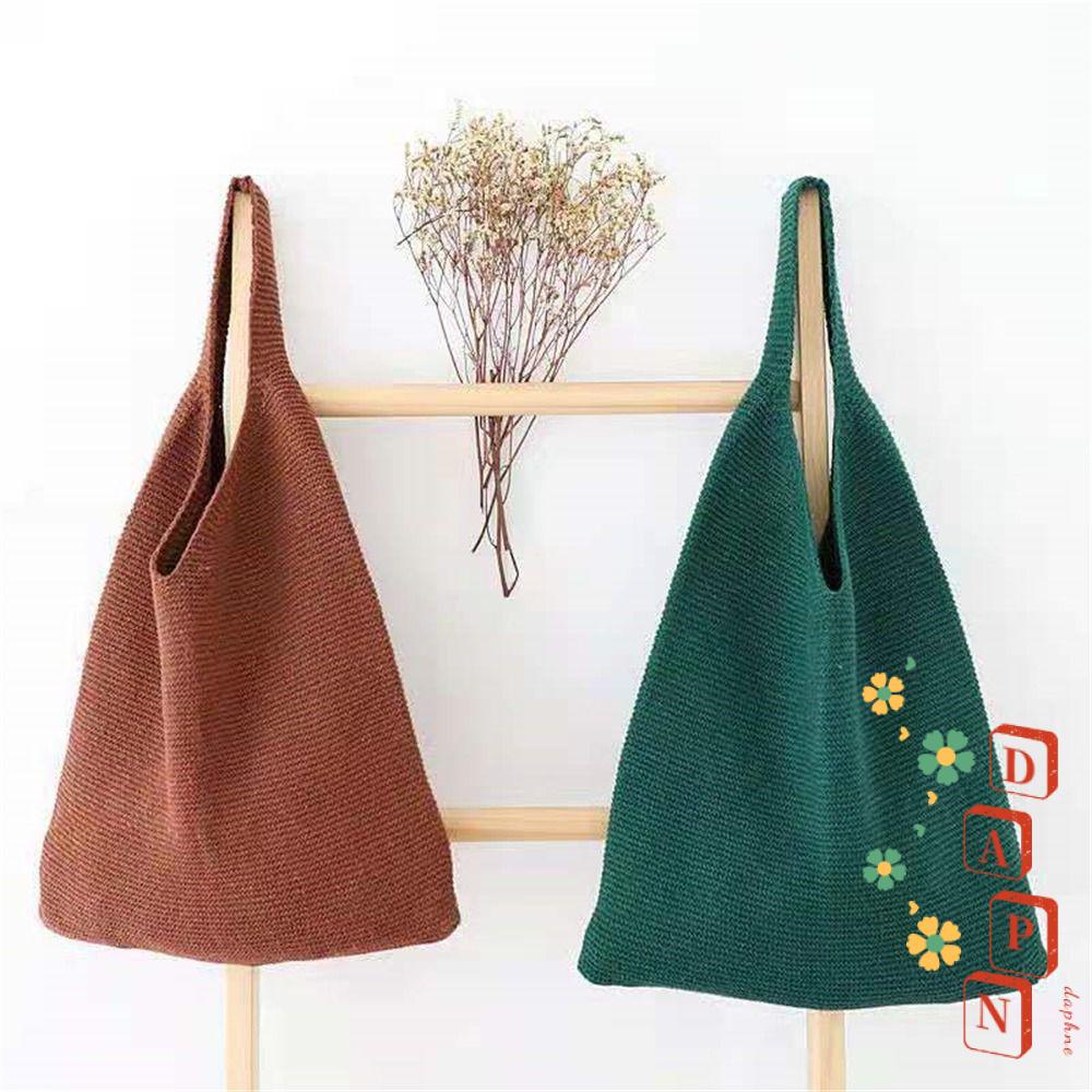 Túi Xách Đeo Vai DAPHS Dung Tích Lớn Đan Len Thời Trang Cho Nữ